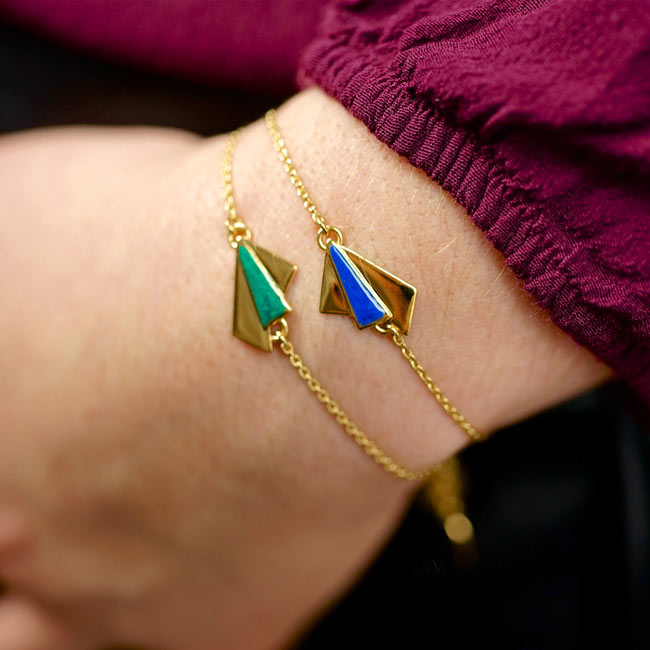 Handmade-gold-plated-bracelet-for-woman-with-enamel-made-in-France