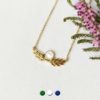 Handmade-gold-plated-necklace-for-women-with-a-white-gemstone-made-in-France