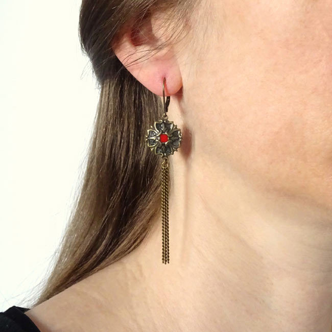 Boucles d’oreilles bronze Aurora