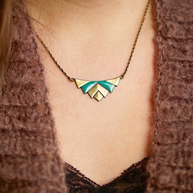 Dalila Bronze Necklace