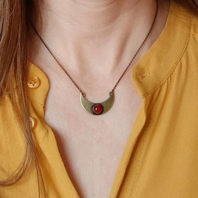 Collier bronze Lucie