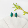 Bijoux-de-créateur-fantaisie-boucles-puces-d-oreilles-en-or-vert-fait-main-à-Paris
