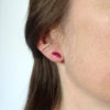 Bijoux-de-créateur-fantaisie-boucles-puces-d-oreilles-en-or-turquoise-fait-main-à-Paris