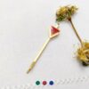 Handmade-customed-fashion-gold-hair-pin-for-girls-with-plum-enamel-made-in-Paris