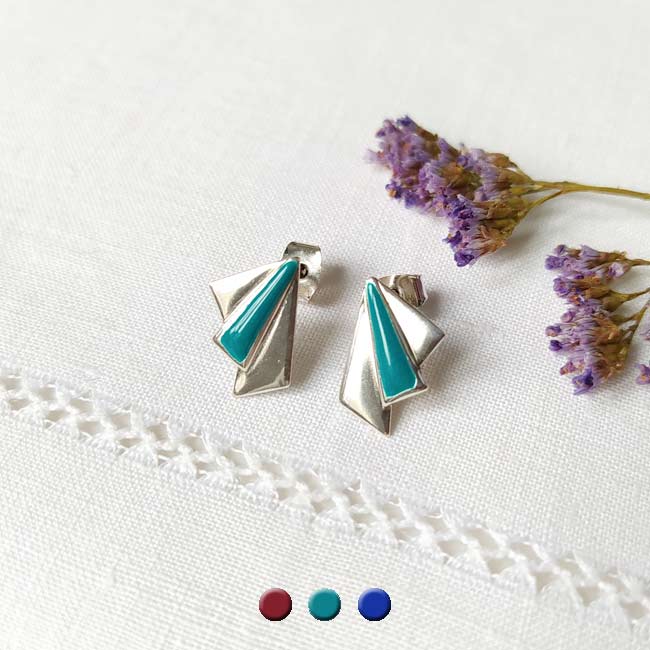 Marly Silver earrings Fashion jewelry Le Comptoir de Florie Paris France