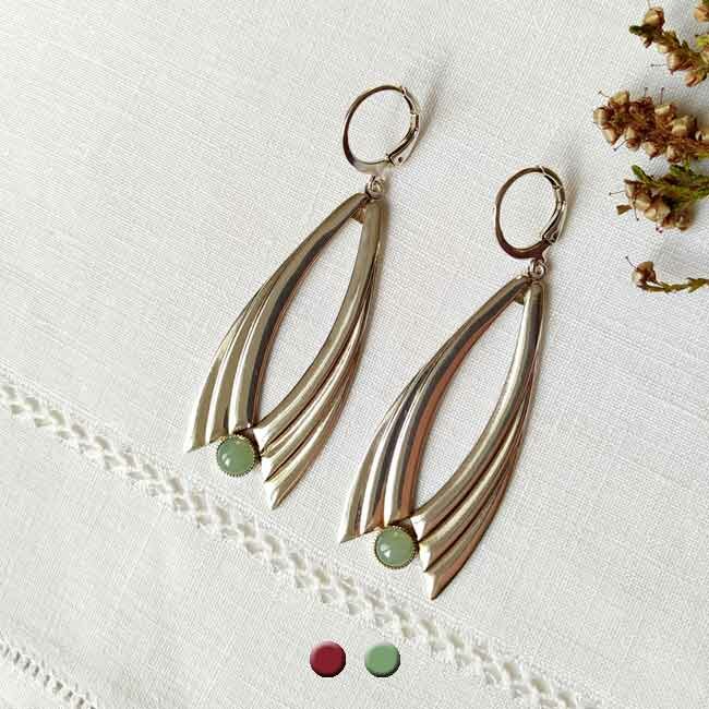 Boucles d’oreilles argent Susan