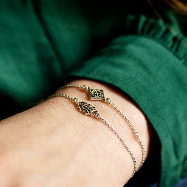 Bracelets argent « Les Voluptueuses »