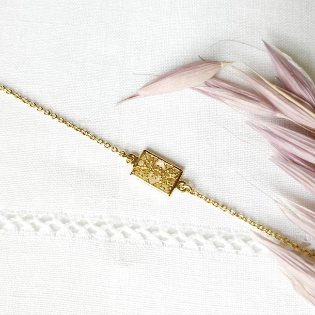 Handmade-customed-fashion-adjustable-gold-bracelet-for-women-made-in-Paris-France