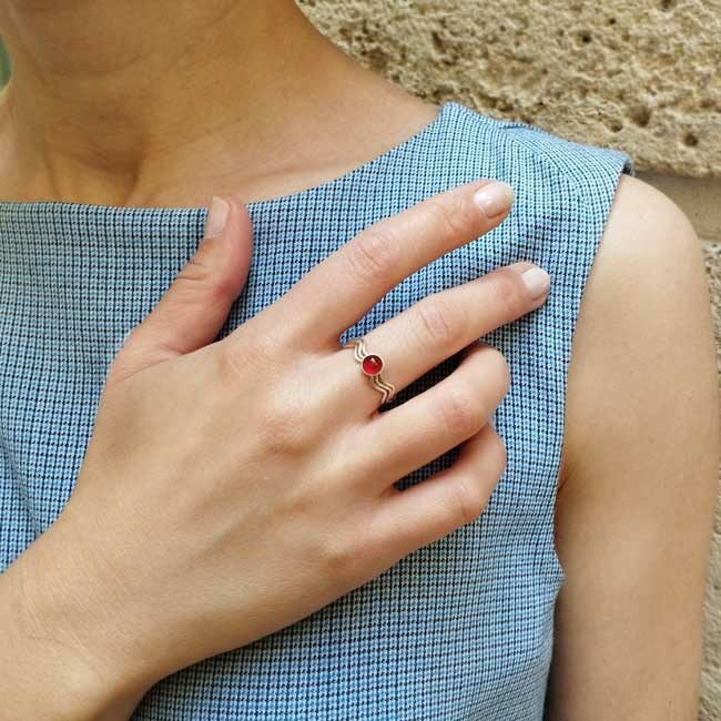 Bague argent Donatella
