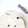 Customed-handmade-adjustable-silver-bangle-bracelet-for-women-with-a-plum-gemstone-made-in-France