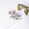 Customed-fashion-handmade-silver-brooch-for-women-with-leaves-made-in-France