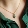 Bijoux-collier-réglable-fantaisie-de-créateur-fait-main-pour-femme-avec-email-bleu-fait-en-France