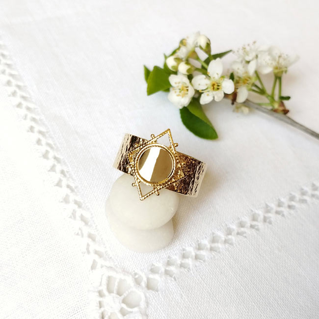 Customed-fashion-handmade-adjustable-gold-ring-for-woman-in-France