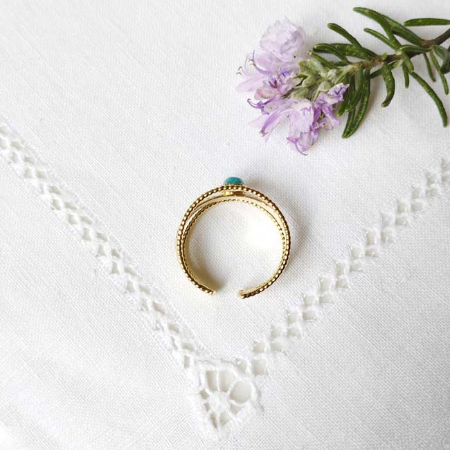 Customed-fashion-handmade-gold-adjustable-ring-for-woman-with-gemstone-in-France