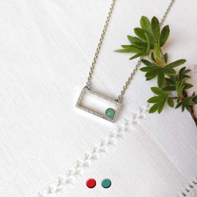 Customed-fashion-handmade-adjustable-silver-necklace-for-woman-with-blue-green-amazonite-gemstone-in-France