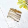 Accessoire-peigne-cheveux-de-créateur-fantaisie-artisanal-or-pour-femme-faits-main-en-France-Gironde-vente-en-ligne