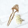 Accessoire-pic-cheveux-fantaisie-de-créateurs-artisanal-doré-pour-femme-fait-main-en-Gironde-France-vente-en-ligne