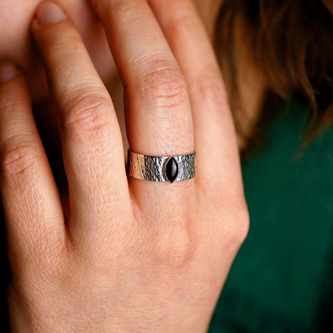 Bague argent Honorine