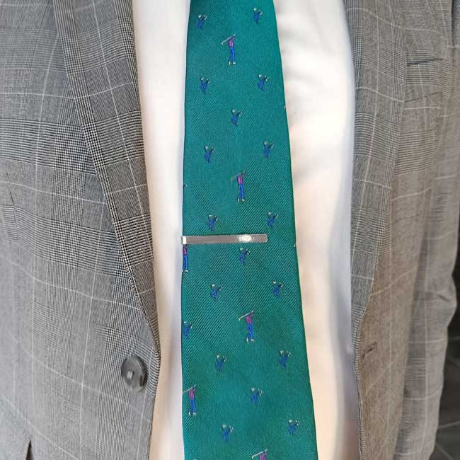 Pince à cravate argent Gary