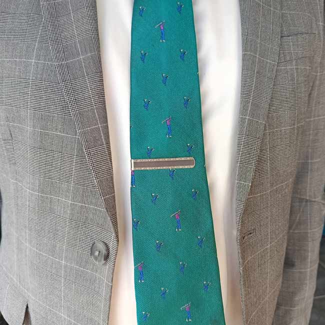 Pince à cravate argent Clint