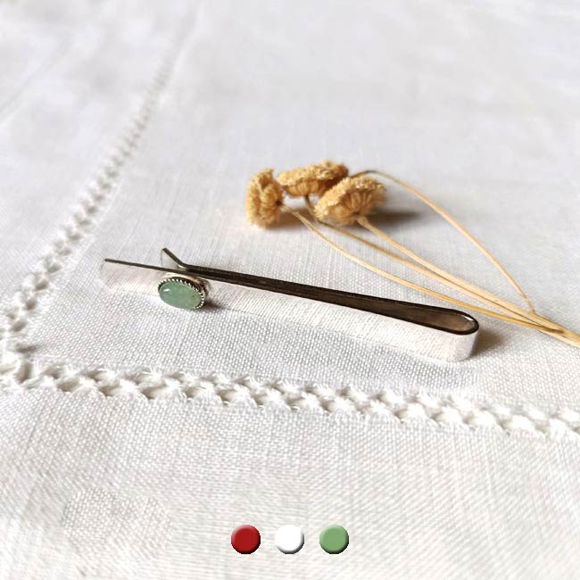 Pince à cravate argent Gary