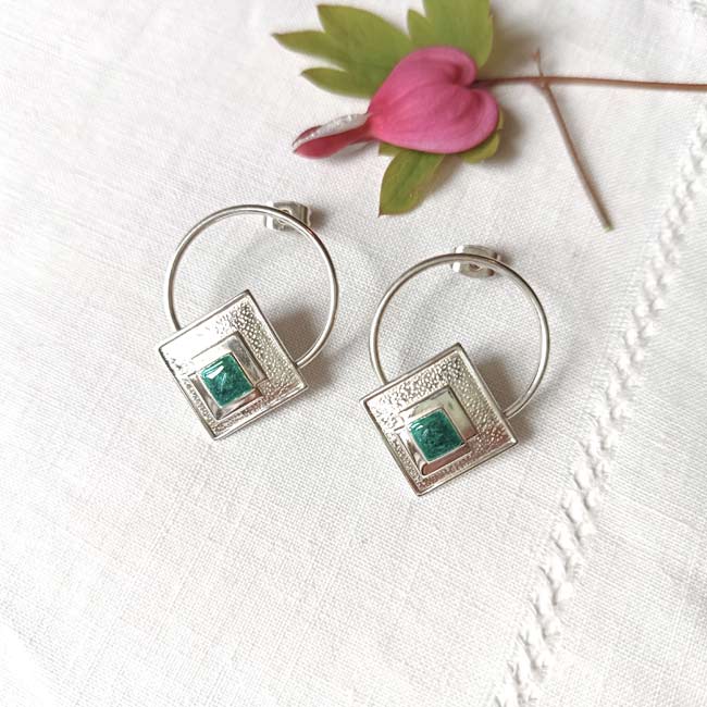 Boucles d&rsquo;oreilles argent Erin