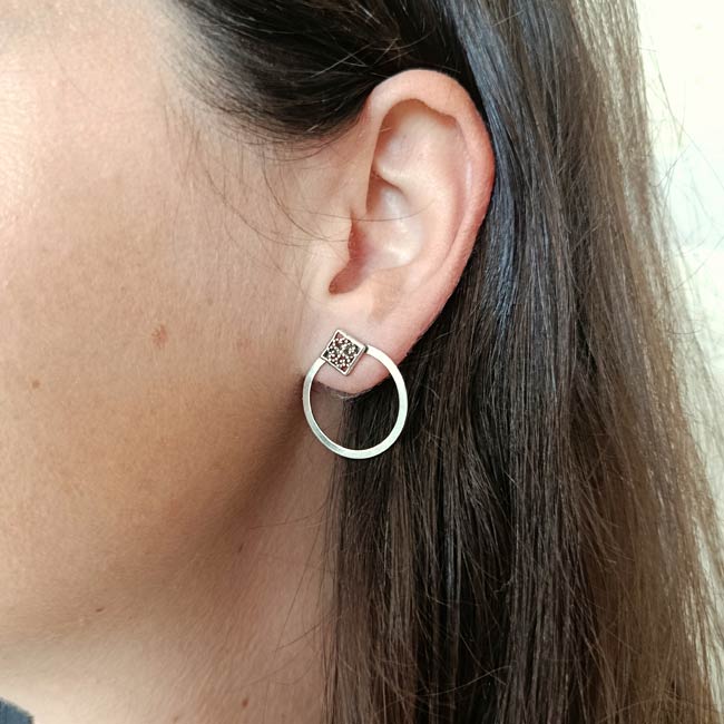 Boucles d&rsquo;oreilles argent Lisy