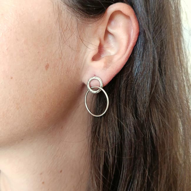 Boucles d&rsquo;oreilles argent Rio