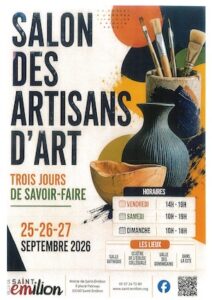 Marché artisans d'art saint émilion